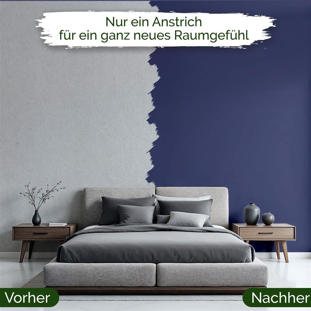 Wandfarbe Premium Blau (Slate Indigo)