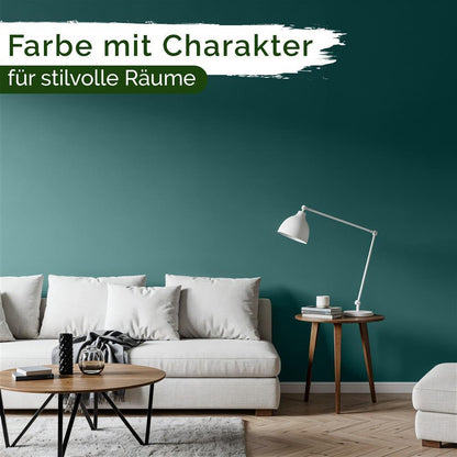 Wandfarbe Premium Blau (Calm Teal)