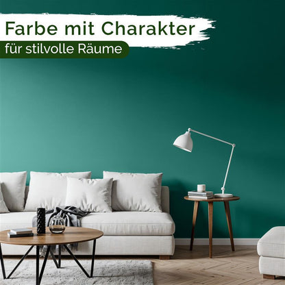 Wandfarbe Premium Blau (Muted Aqua)