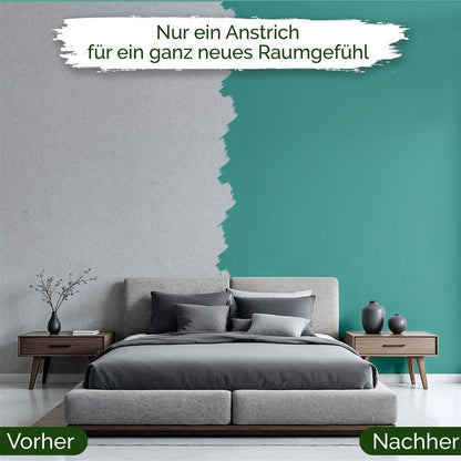 Wandfarbe Premium Blau (Muted Aqua)