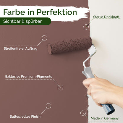 Wandfarbe Premium Rot (Dusty Clay)