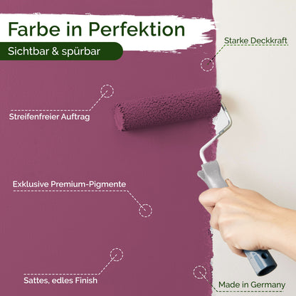 Wandfarbe Premium Violett (Muted Berry)