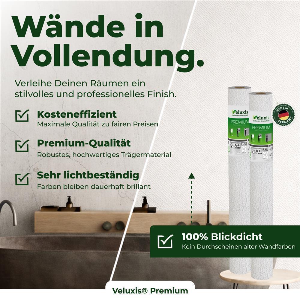 Vliestapete Premium - Gitter-Textiloptik