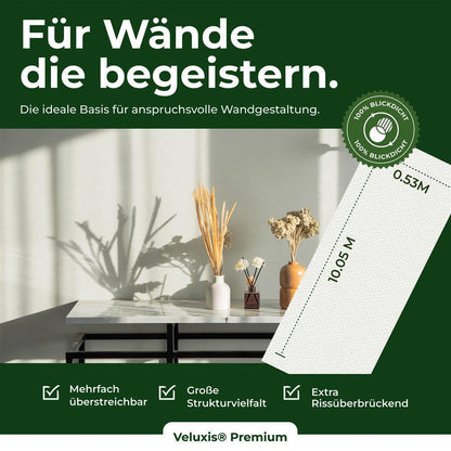 Vliestapete Premium - Gitter-Textiloptik