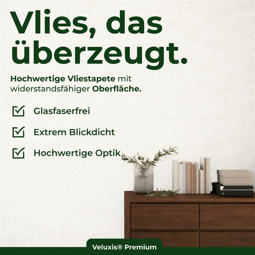 Vliestapete Premium - Gitter-Textiloptik