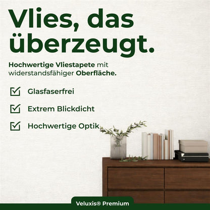 Vliestapete Premium - Gitter-Textiloptik