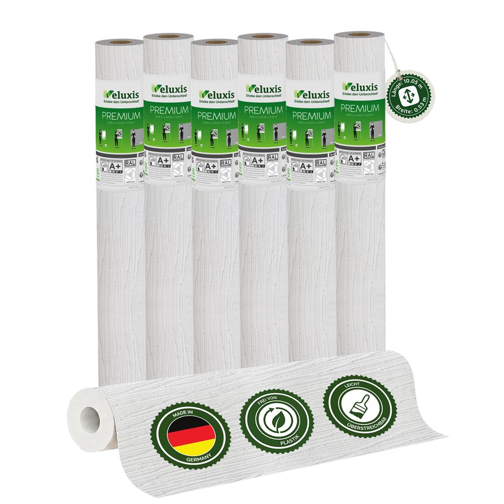Vliestapete Premium - Streifenoptik mit Textilstruktur