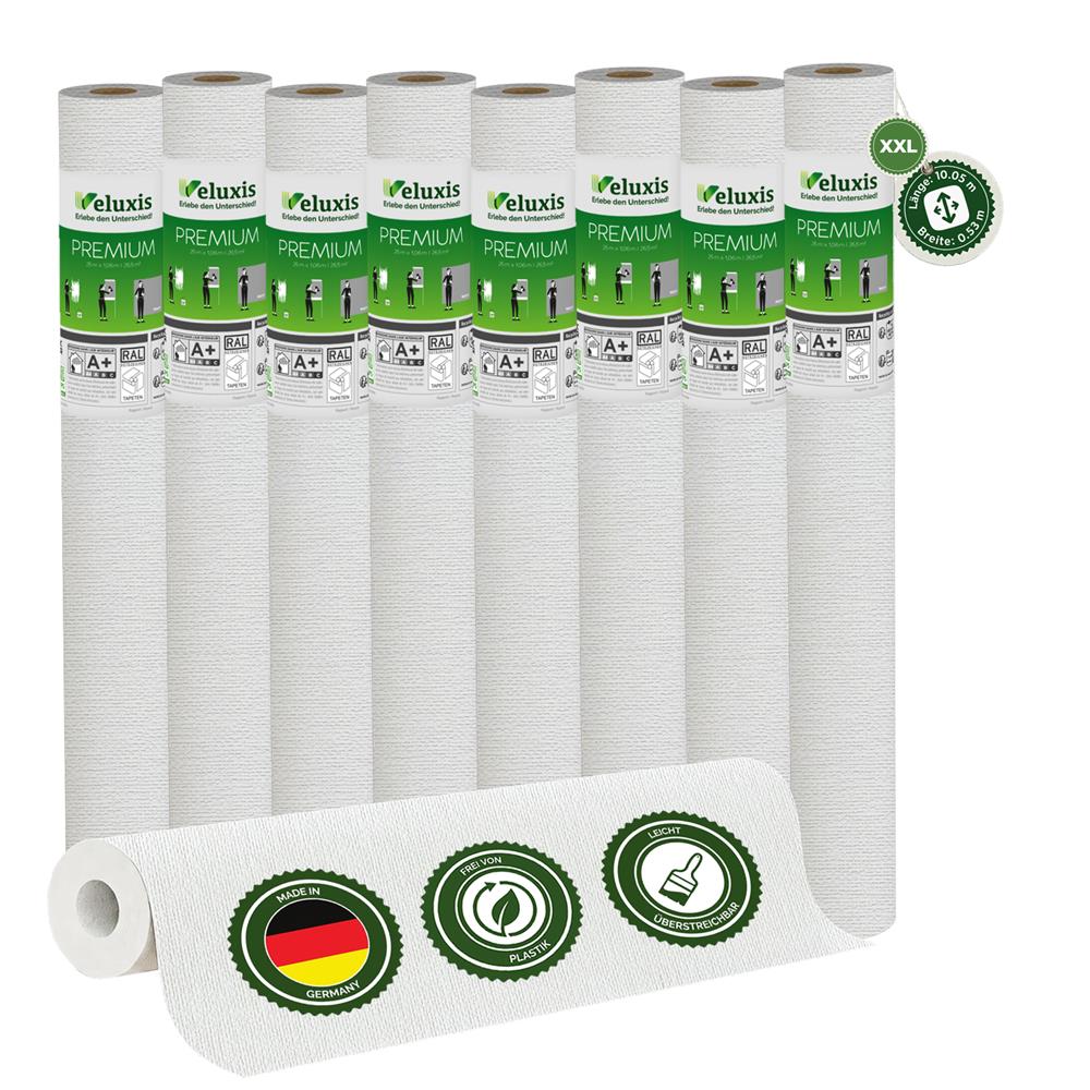 Vliestapete Premium - Gitter-Textiloptik