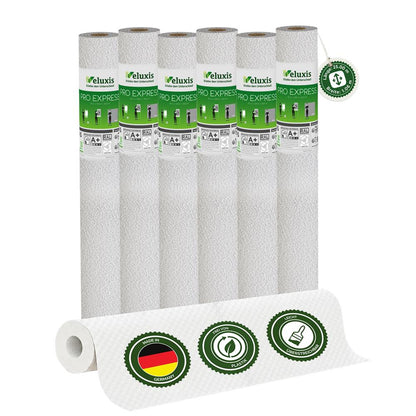 Vliestapete Weiß mit Mikro-Körnerstruktur