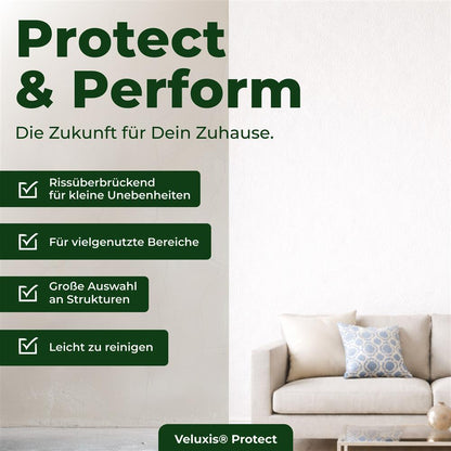 Vliestapete Weiß mit Putzoptik und Textilstruktur
