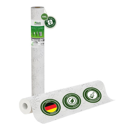 Vliestapete Weiß mit Relief Putzstruktur