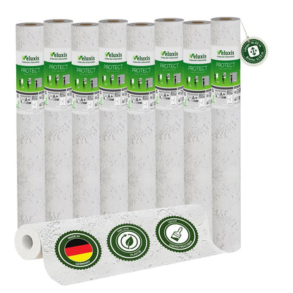 Vliestapete Weiß mit Relief Putzstruktur