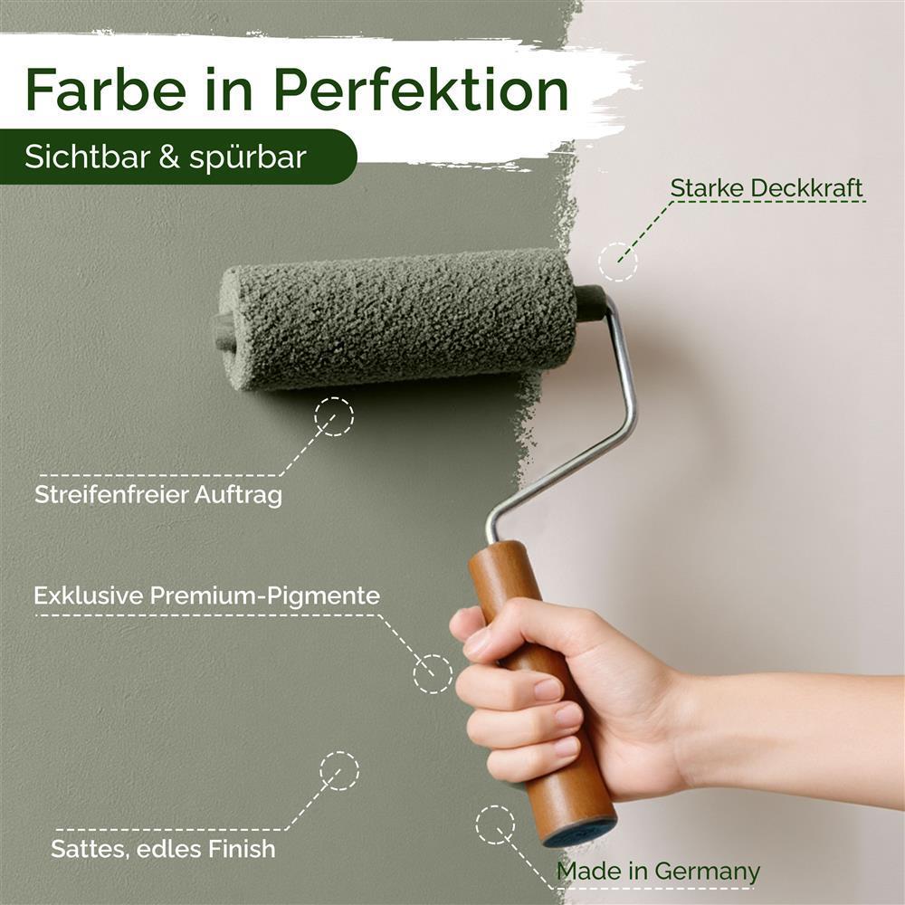 Wandfarbe Premium Grün (Moss Stone)