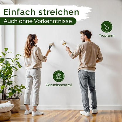 Hochwertige Wandfarbe Weiß