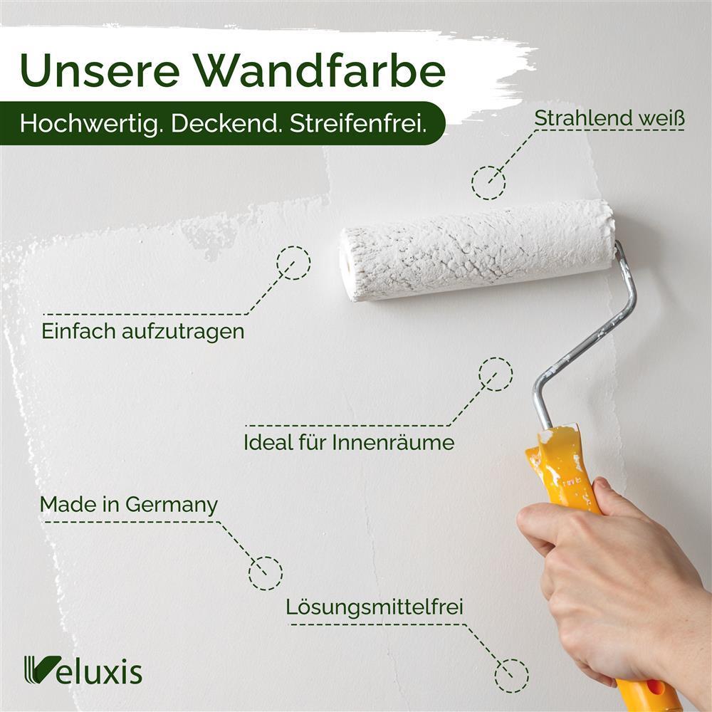 Hochwertige Wandfarbe Weiß