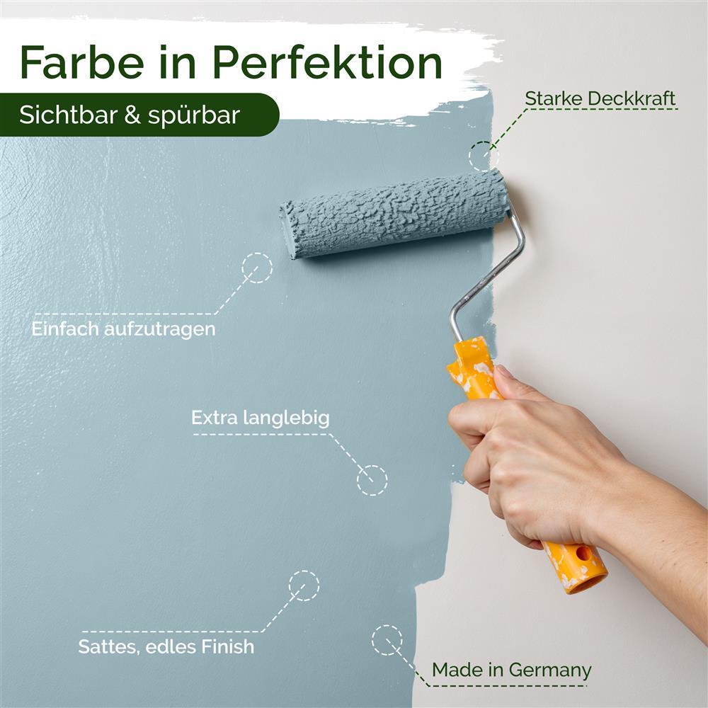 Wandfarbe Universal Blau (Typical Trout)