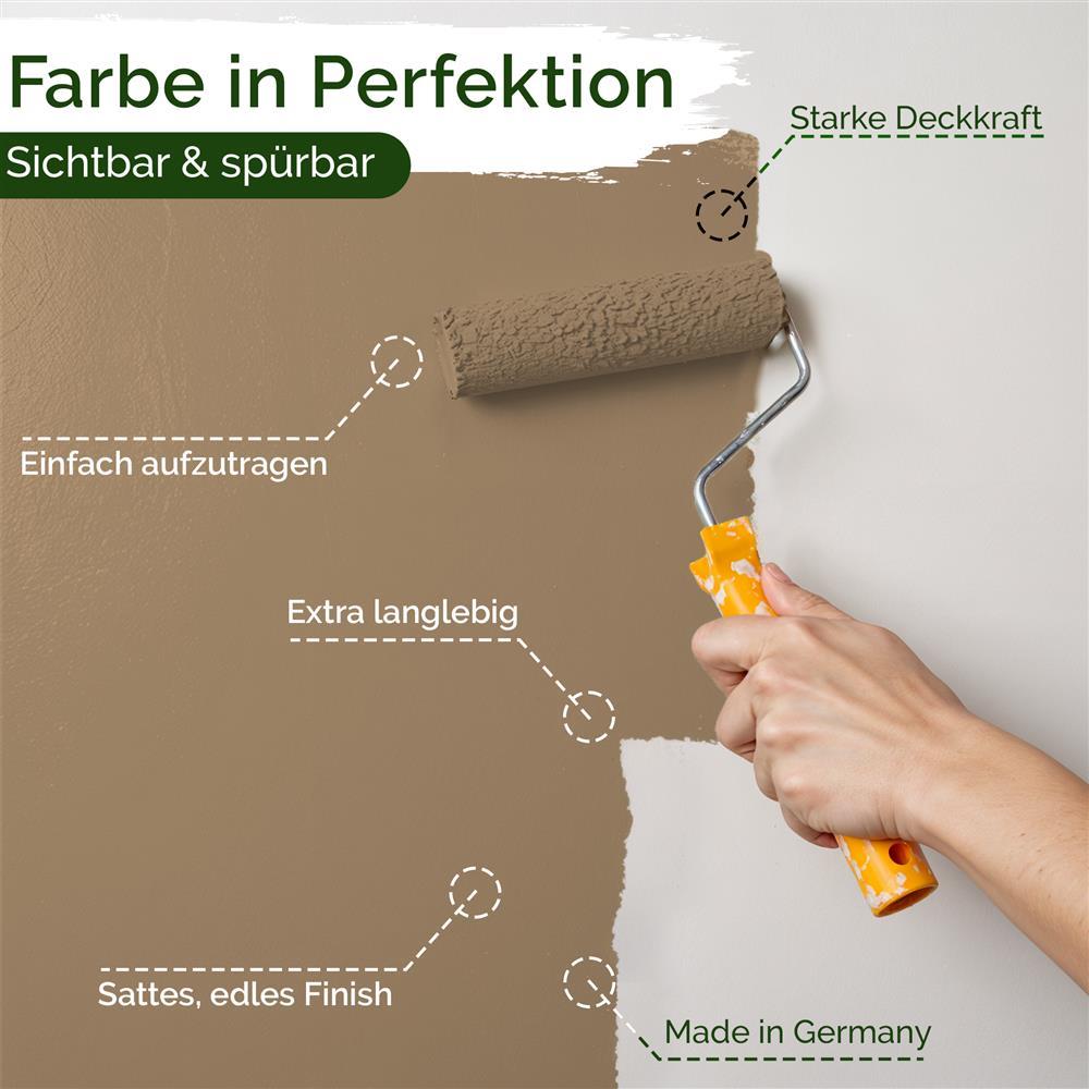 Wandfarbe Universal Braun (Active Almond)