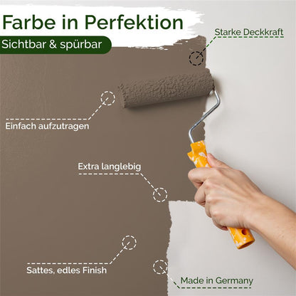 Wandfarbe Universal Braun (Dynamic Date)