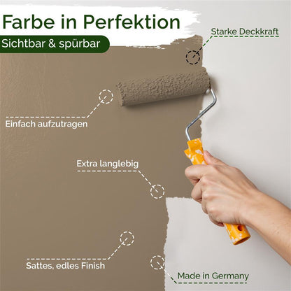 Wandfarbe Universal Braun (Friendly Fennel)