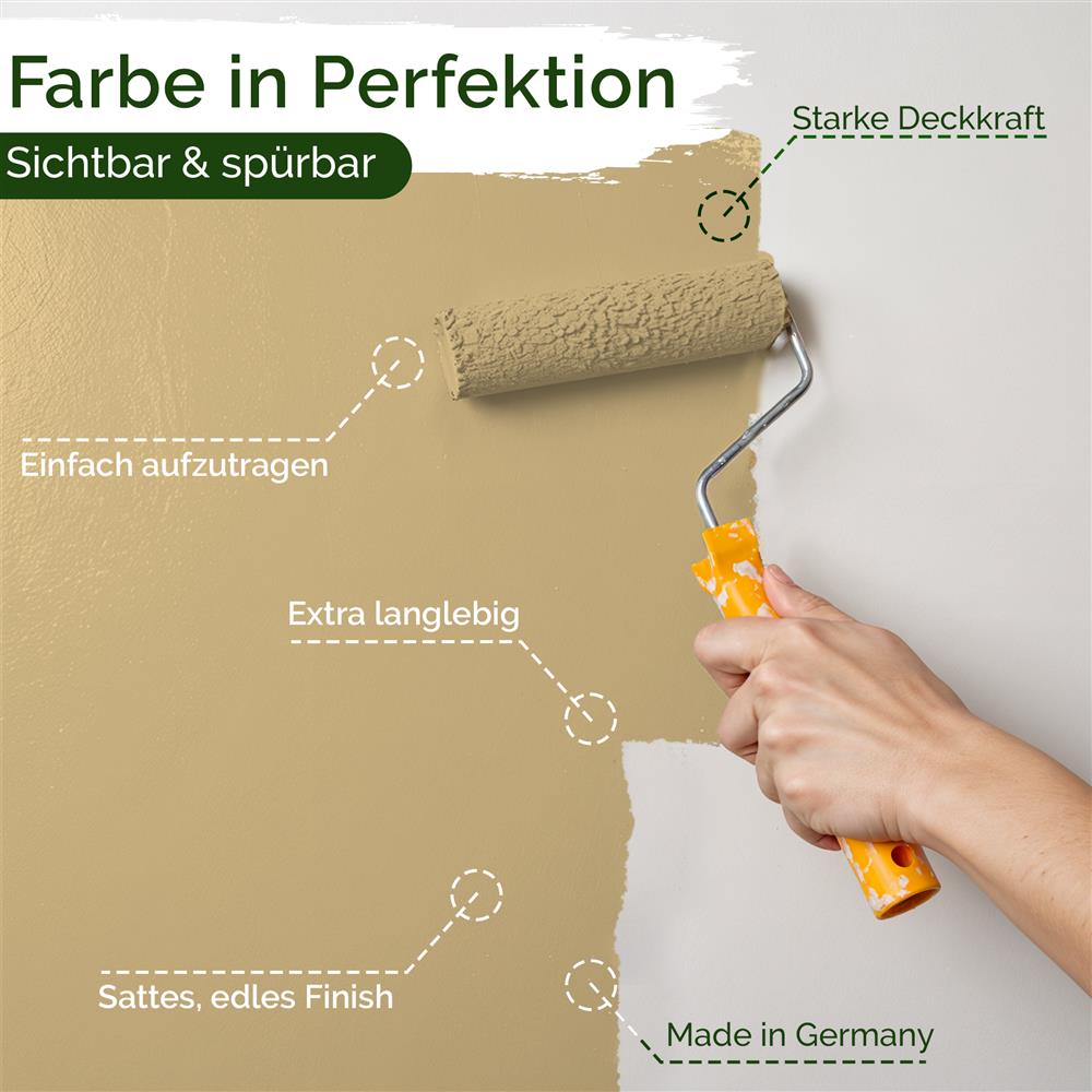 Wandfarbe Universal Gelb (Gentel Ginger)