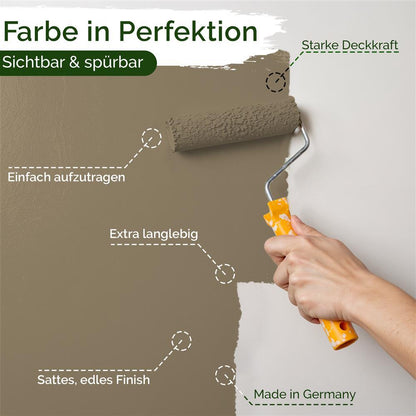 Wandfarbe Universal Braun (Green Lentil)