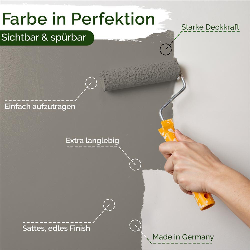 Wandfarbe Universal Grau (Grey Pumpkin)