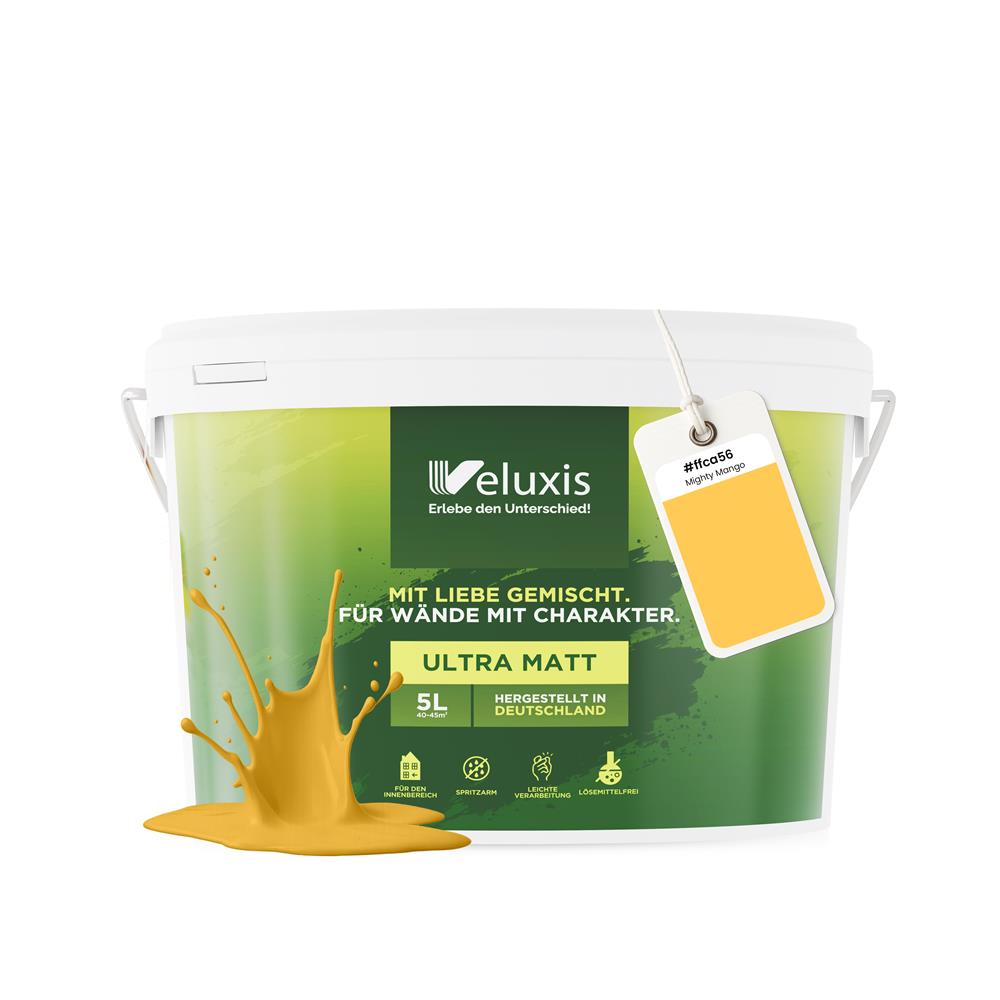 Wandfarbe Universal Gelb (Mighty Mango)