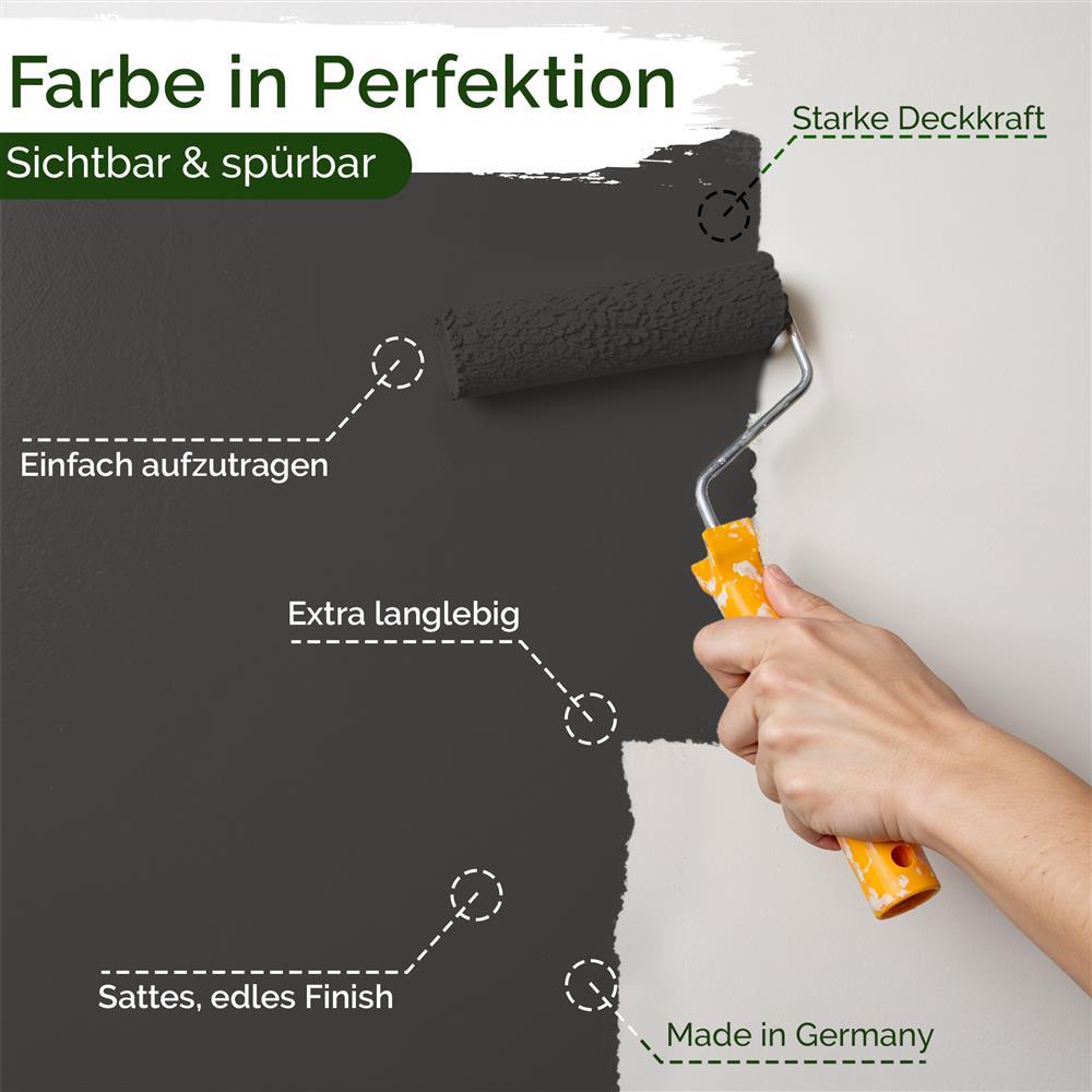 Wandfarbe Universal Schwarz (Poppy Seed)