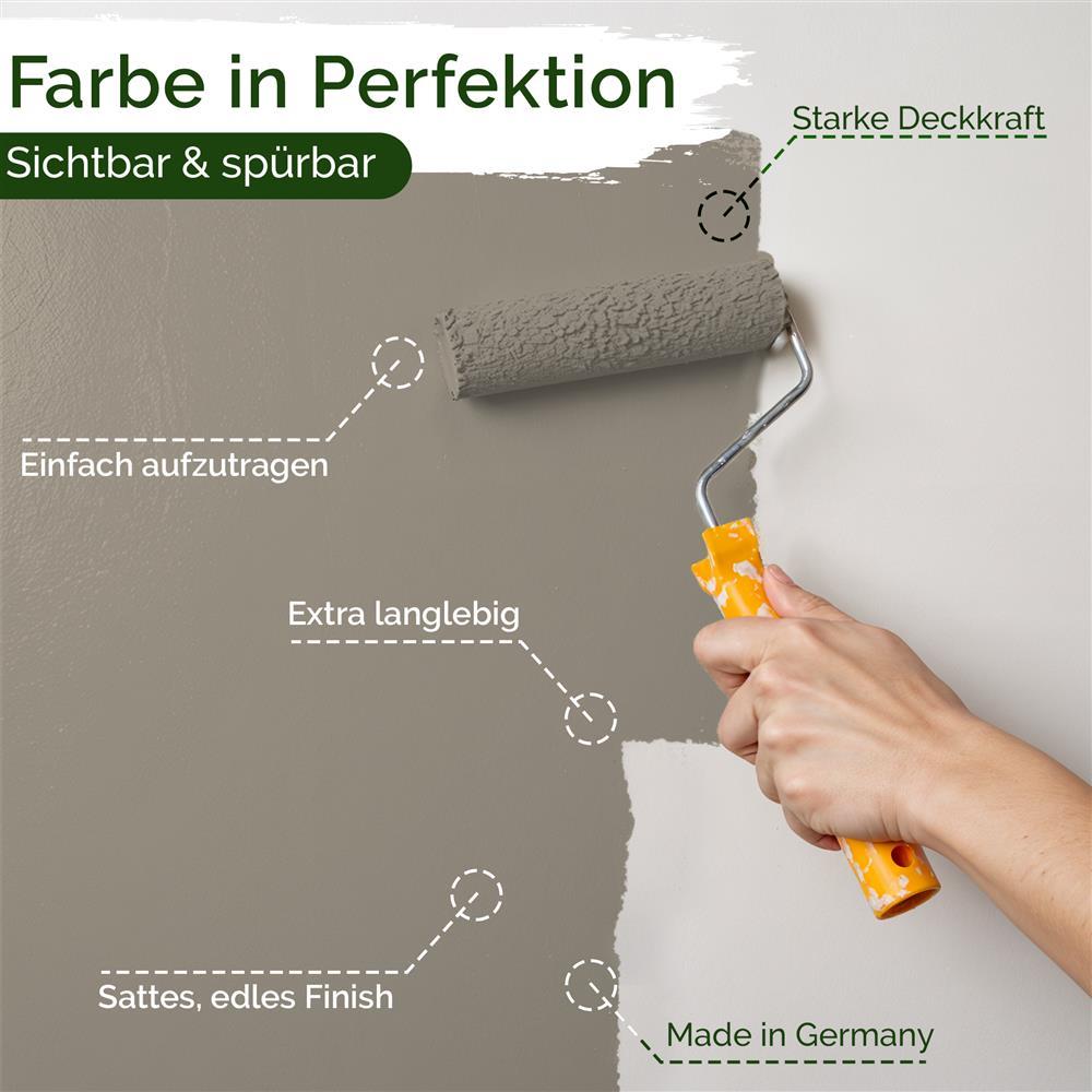 Wandfarbe Universal Grau (Pumpkin Seed)