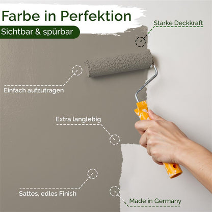 Wandfarbe Universal Grau (Pumpkin Seed)
