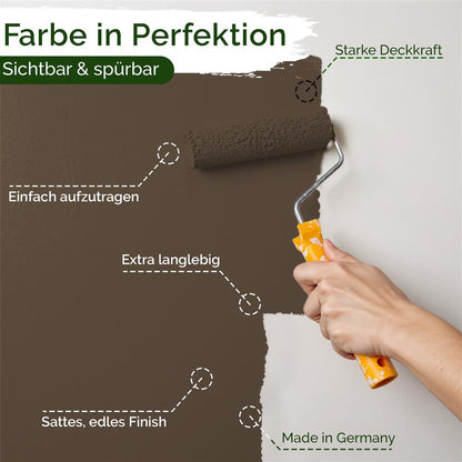 Wandfarbe Universal Braun (Tasty Truffle)