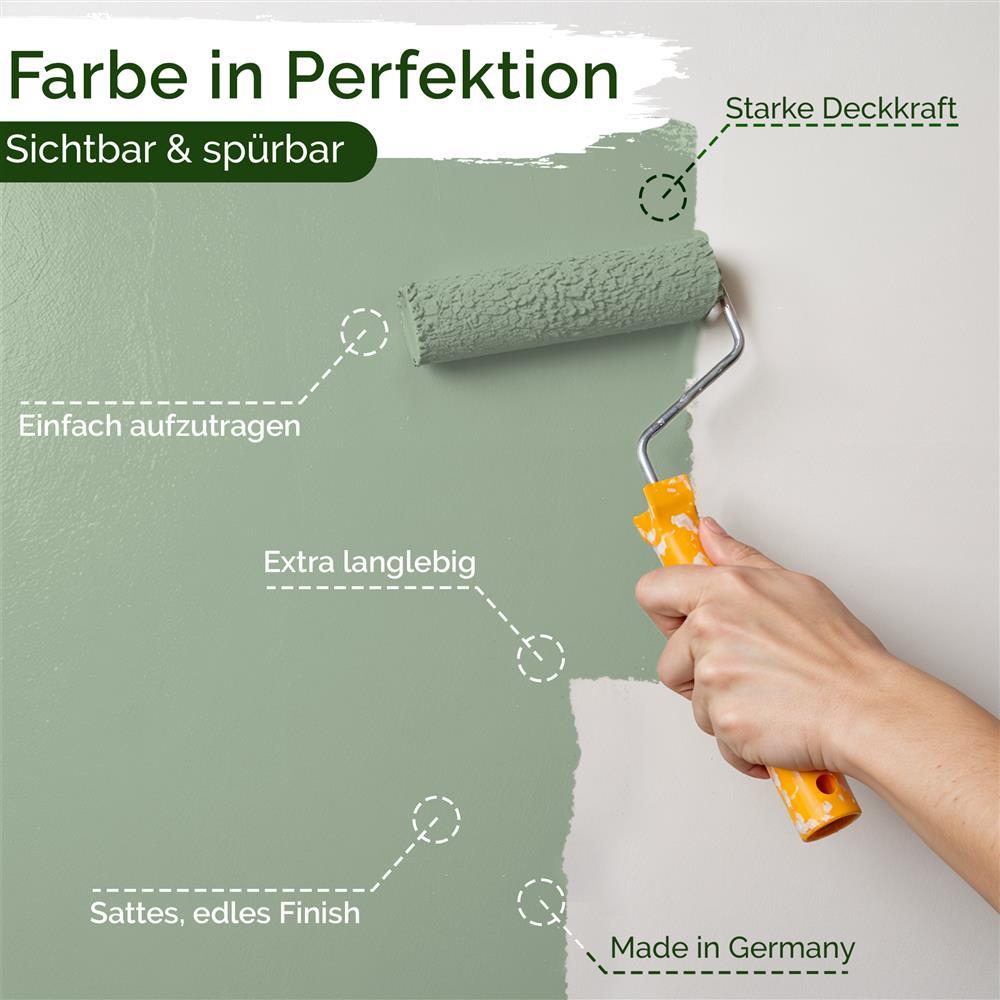 Wandfarbe Universal Grün (Woodruff Cream)