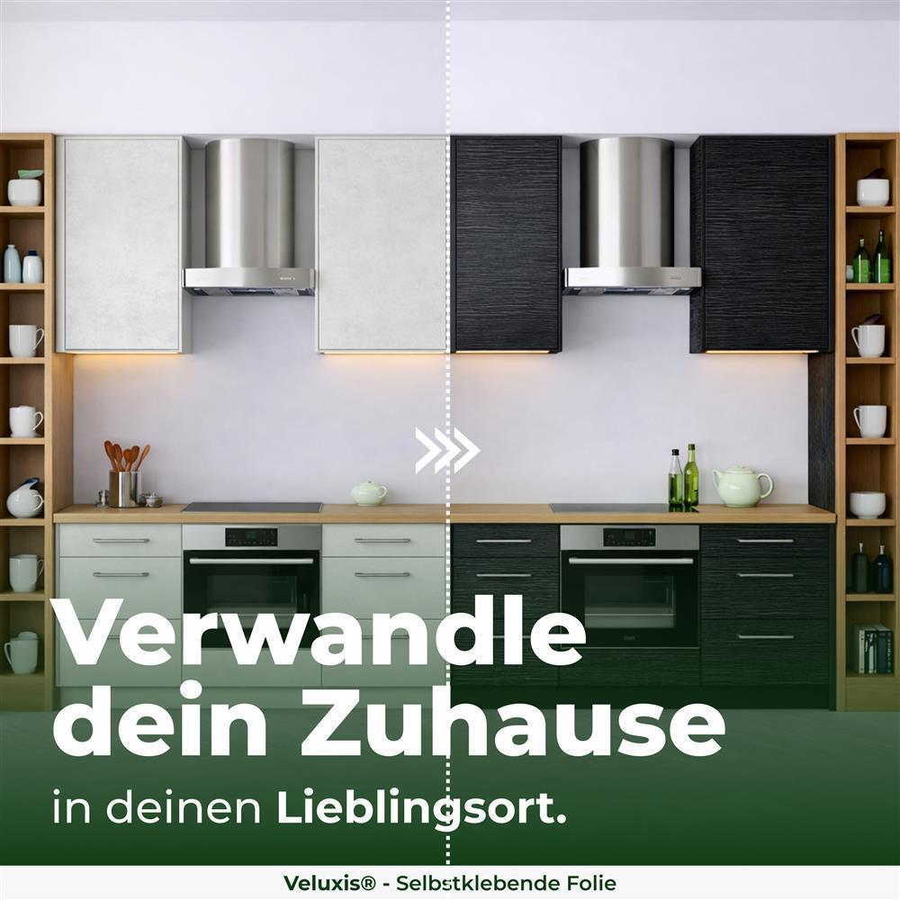 Möbelfolie selbstklebend Struktur Schwarz
