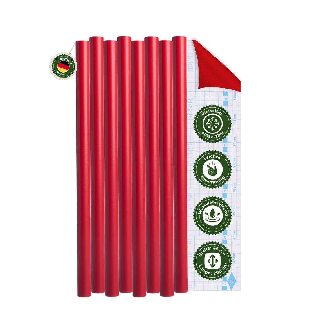 Möbelfolie selbstklebend Rot