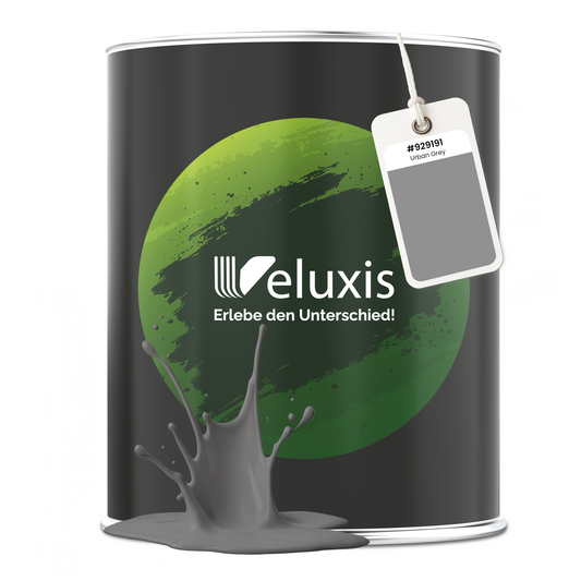 Veluxis® Premium Wandfarbe Urban Grey 1L 2,5L 5L
