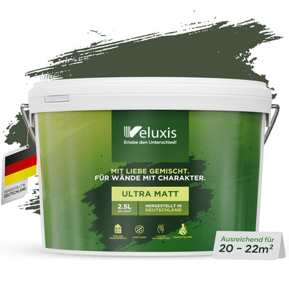 Wandfarbe Zippy Zucchini – Universal Grün von Veluxis®