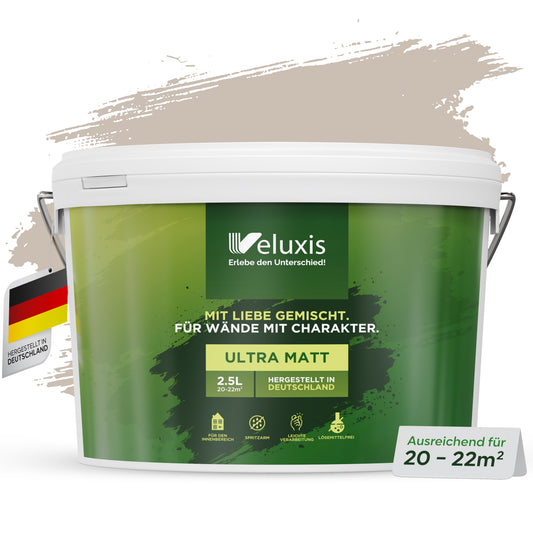 Wandfarbe Seedy Sunflower – Universal Beige von Veluxis®