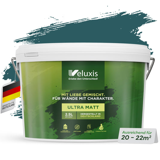 Wandfarbe Specific Spirulina – Universal Blau von Veluxis®