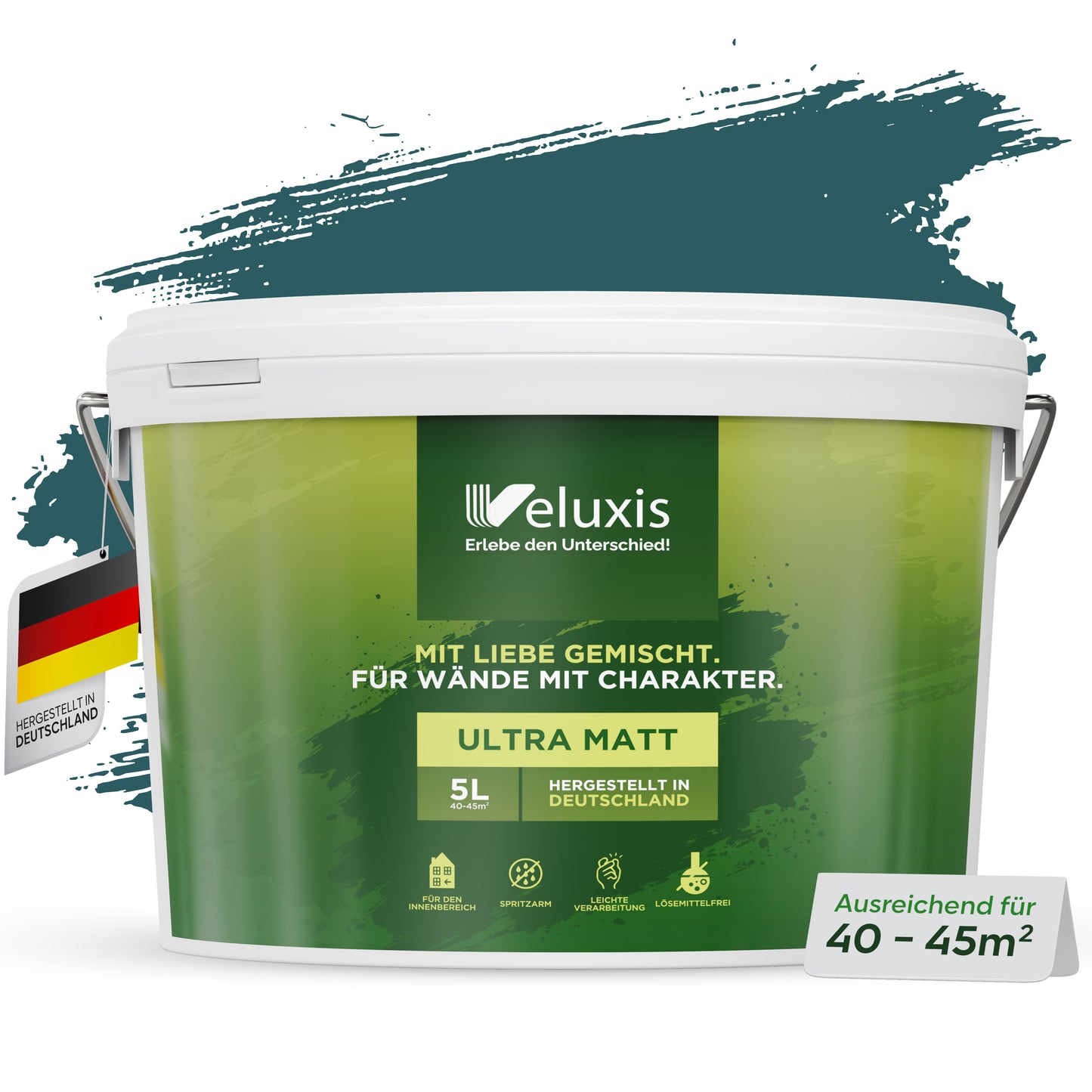 Universal Innenfarbe Blau Specific Spirulina – Tropfarm & Streifenfrei