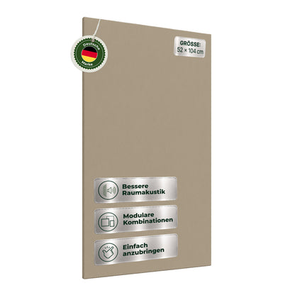 Veluxis Akustikpaneel Filz 52x104 cm rPET Wandpaneel Sandbeige