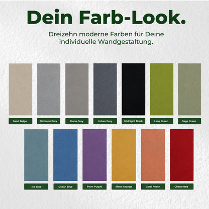 Veluxis Akustikpaneel Filz 52x104 cm rPET Wandpaneel Eisblau