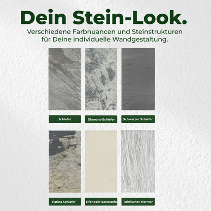 Veluxis Steinpaneel 52x104 cm echte Steinschicht Elfenbein-Sandstein