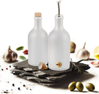 Öl & Essig Flaschen-Set - Weiß